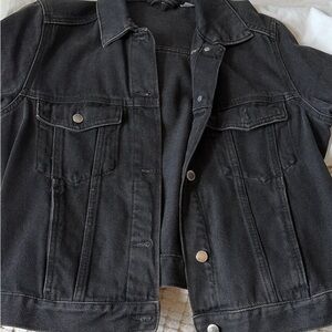 Black Denim Jacket H&M